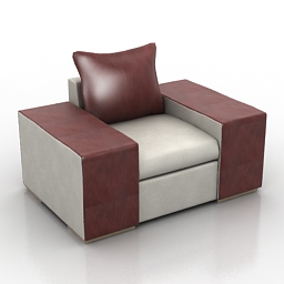 3D Armchair preview
