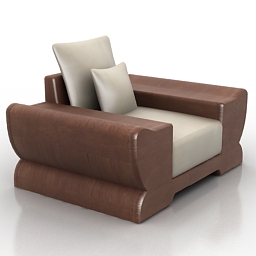 3D Armchair preview