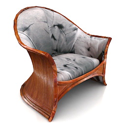 3D Armchair preview