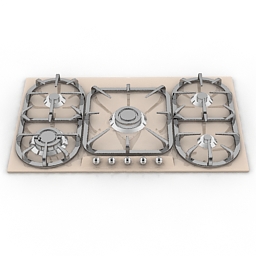 3D Gas stove preview