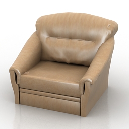 3D Armchair preview