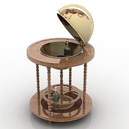 bar globe 3D Model Preview #b82c65f6