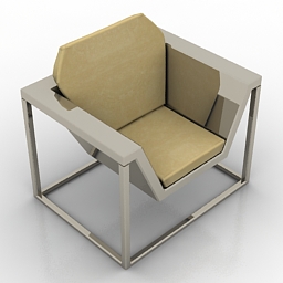 3D Armchair preview