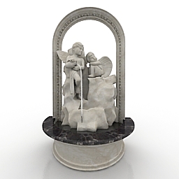 fountain angeles 3D Model Preview #c7125562