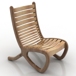 3D Armchair preview