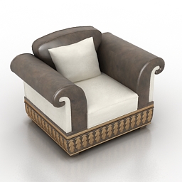 armchair 40 3D Model Preview #4a831166