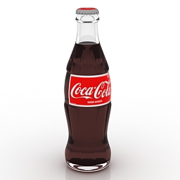 bottle coca-cola 3D Model Preview #5558c1c7