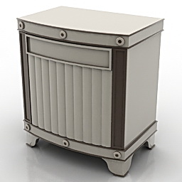 "Bed and  bedside table Hermitage" - Interior Collection preview