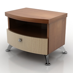 3D Bedside table preview