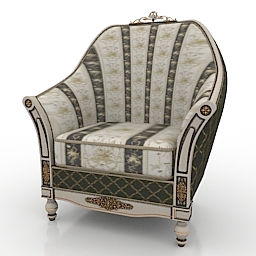 3D Armchair preview