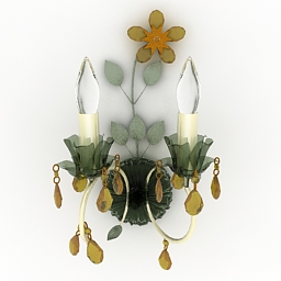 3D Sconce preview