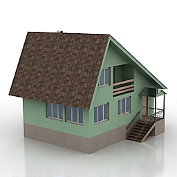 ?ottage 3D Model Preview #e190fe70