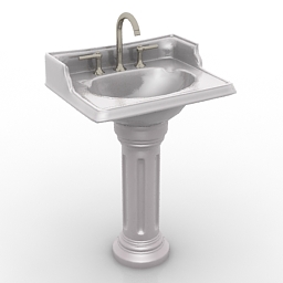 3D Washbasin preview