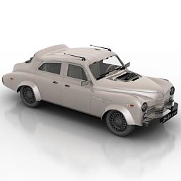 car pobeda 3D Model Preview #ae0351b9
