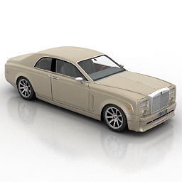 car rolls royce phantom coupe 3D Model Preview #676640cc