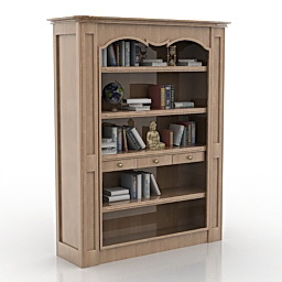 3D Bookcase preview