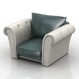 3D Armchair preview