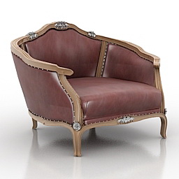 3D Armchair preview