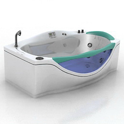 bath teuco vasca rettangolare 3D Model Preview #216e0482