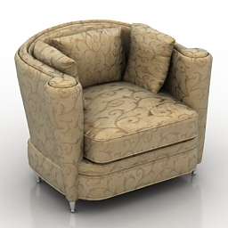 3D Armchair preview