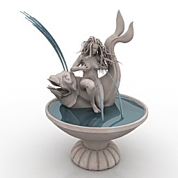 fountain 3D Model Preview #c257a450