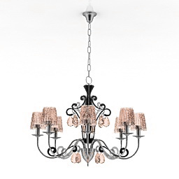 3D Chandelier preview