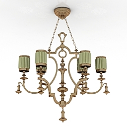 3D Chandelier preview