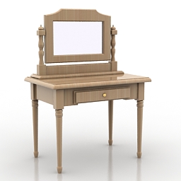3D Dressing table preview