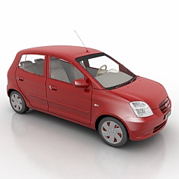 car kia picanto 3D Model Preview #7180d489