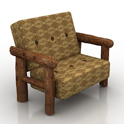 3D Armchair preview