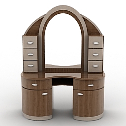 3D Dressing table preview