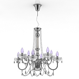 3D Chandelier preview