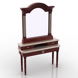 3D Dressing table preview