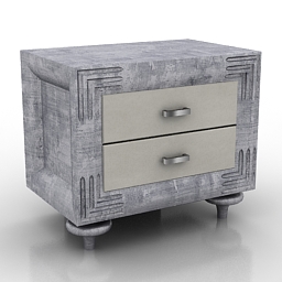 3D Bedside table preview