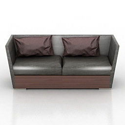 sofa hisver 3D Model Preview #22695ead