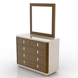 3D Dressing table preview