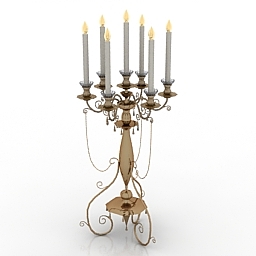 3D Candlestick preview