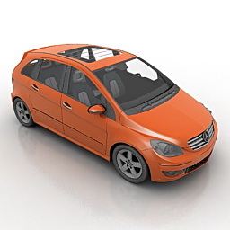 car mercedes benz b class 2006 3D Model Preview #98382b1b
