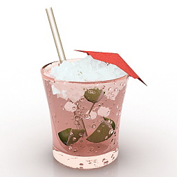 cocktail mojito 3D Model Preview #86315ba1
