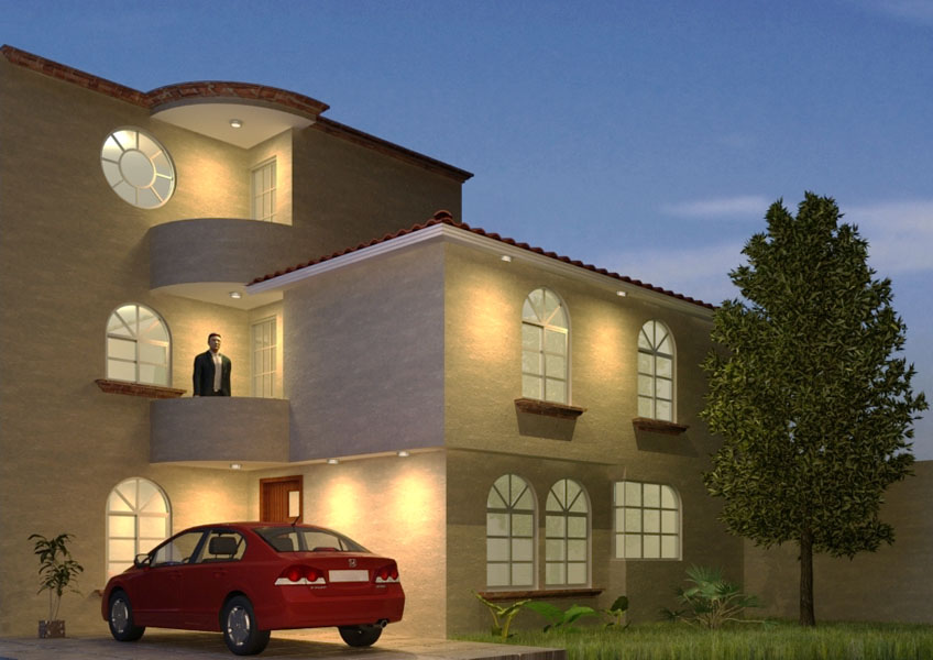 Architectural Home Design — DVAC Visualizacion Arquitectonica — Distrito Federal, Mexico