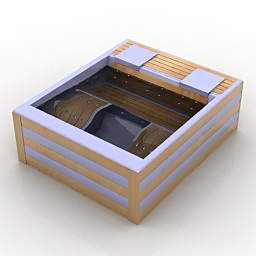 bath spa albatros 3D Model Preview #dac29e30