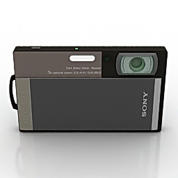 camera sony t300 black 3D Model Preview #f3576949