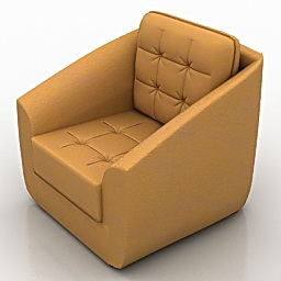 3D Armchair preview