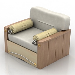 3D Armchair preview