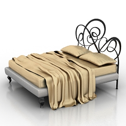 bed bova 3D Model Preview #b557d6ee