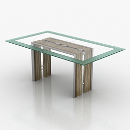 "Table and chair high-tech 2" - Interior Collection preview