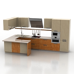 kitchen scavolini mood 3D Model Preview #ed007962