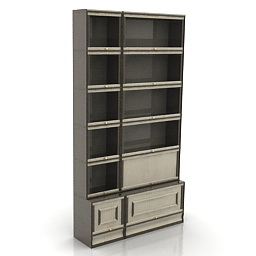 3D Bookcase preview