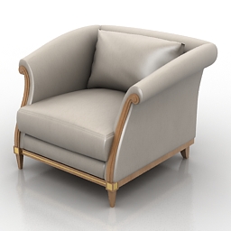 3D Armchair preview