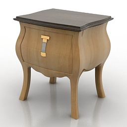 3D Bedside table preview